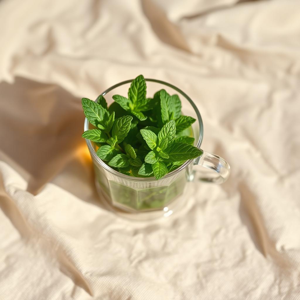 Spearmint, quietly.